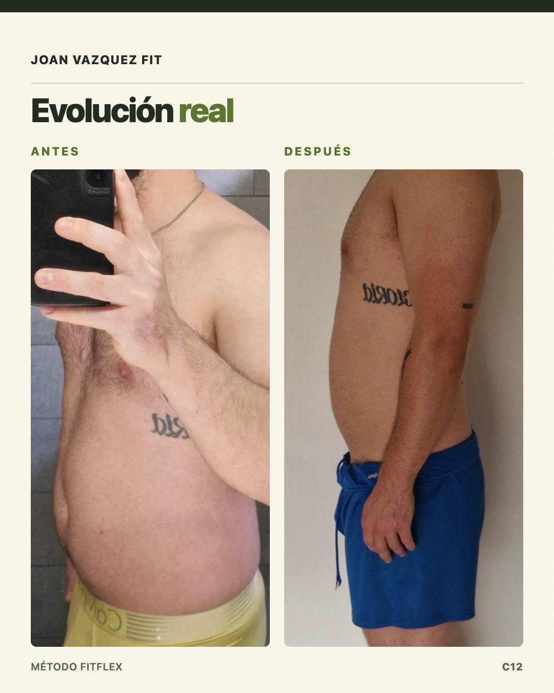 Antes de la evolución 3